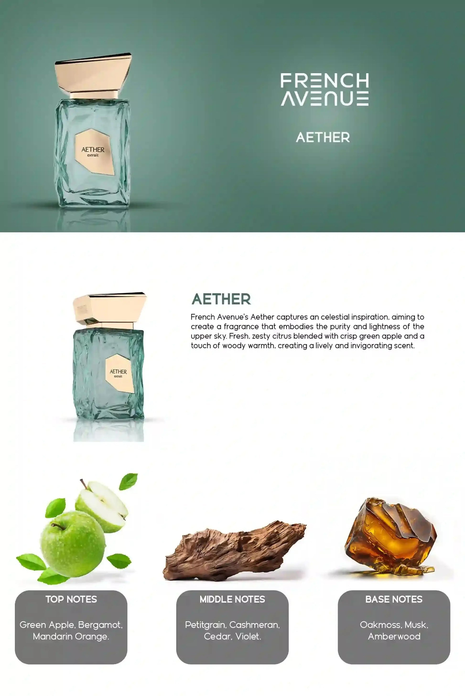 FRENCH AVENUE AETHER EXTRAIT 100ML ORIGINAL ENVIO 24H