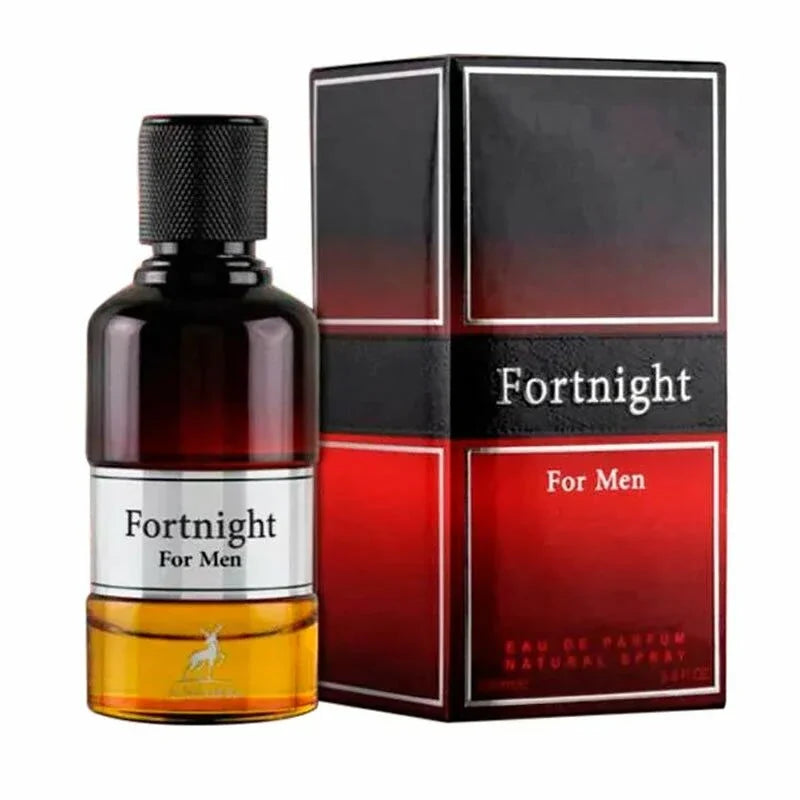 Frasco y caja de Maison Alhambra Fortnight For Men